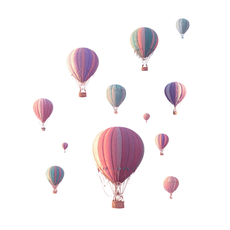 Floating balloons